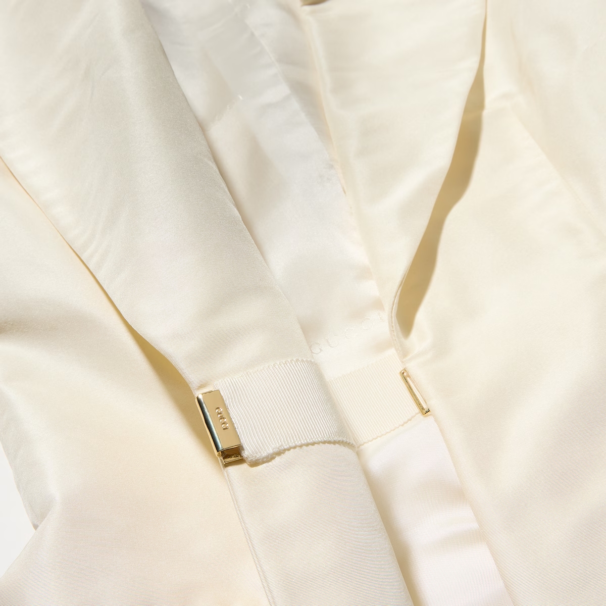 Fine silk faille jacket — gallery image